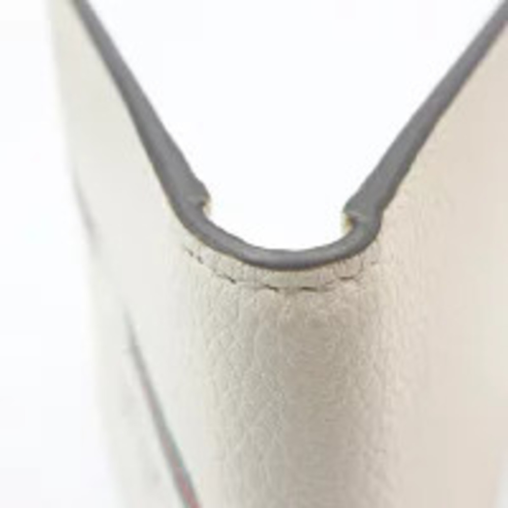 Gucci Bi fold Wallet Off white Black Leather h - Picture 8 of 11